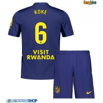 Maglie da calcio Atletico Madrid Koke #6 Seconda Maglia Bambino 2025-26 Manica Corta + Pantaloni corti)